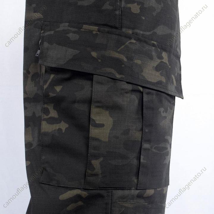 Костюм ACU Черный камуфляж (Black МТР), Rip-stop купить магазин камуфляжа